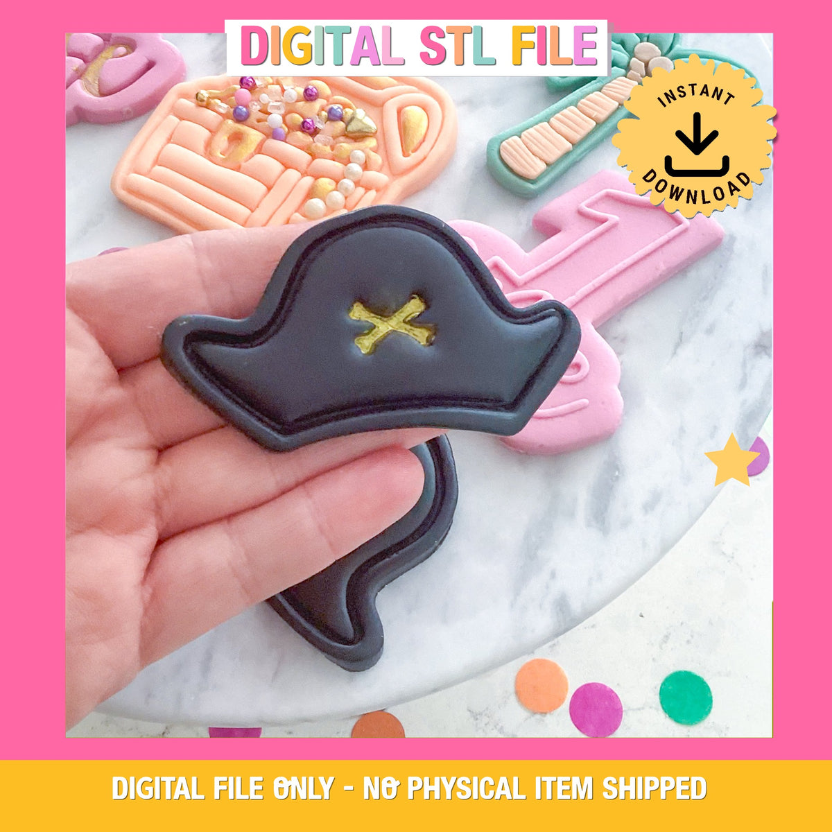 "Pirate Hat" - Cookie Cutter & Stamp