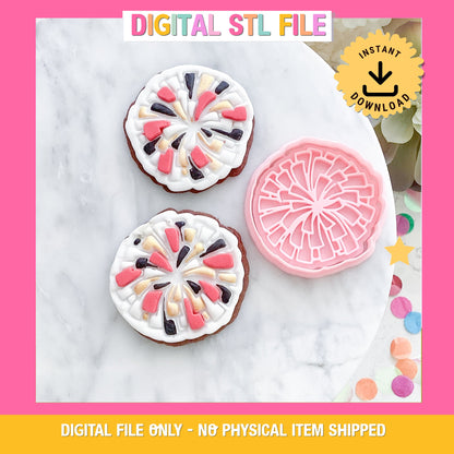 "Pom Pom" - Cutter & Stamp Set
