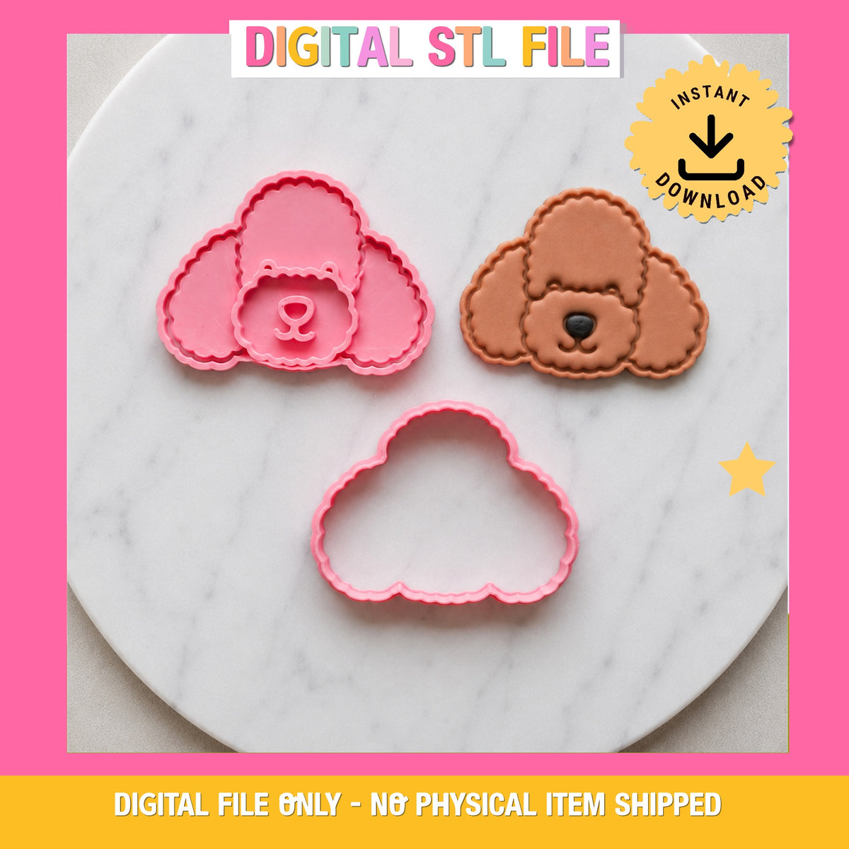 Spoodle Cookie Cutter & Stamp