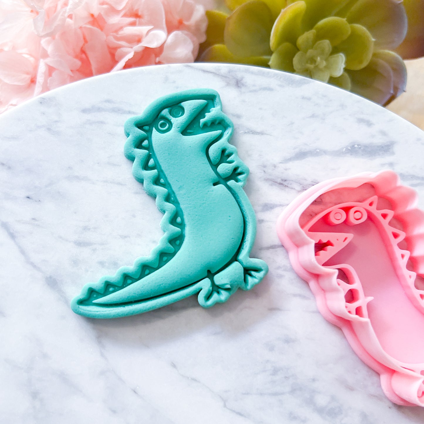 "Dinosaur" Cookie Cutter & Stamp