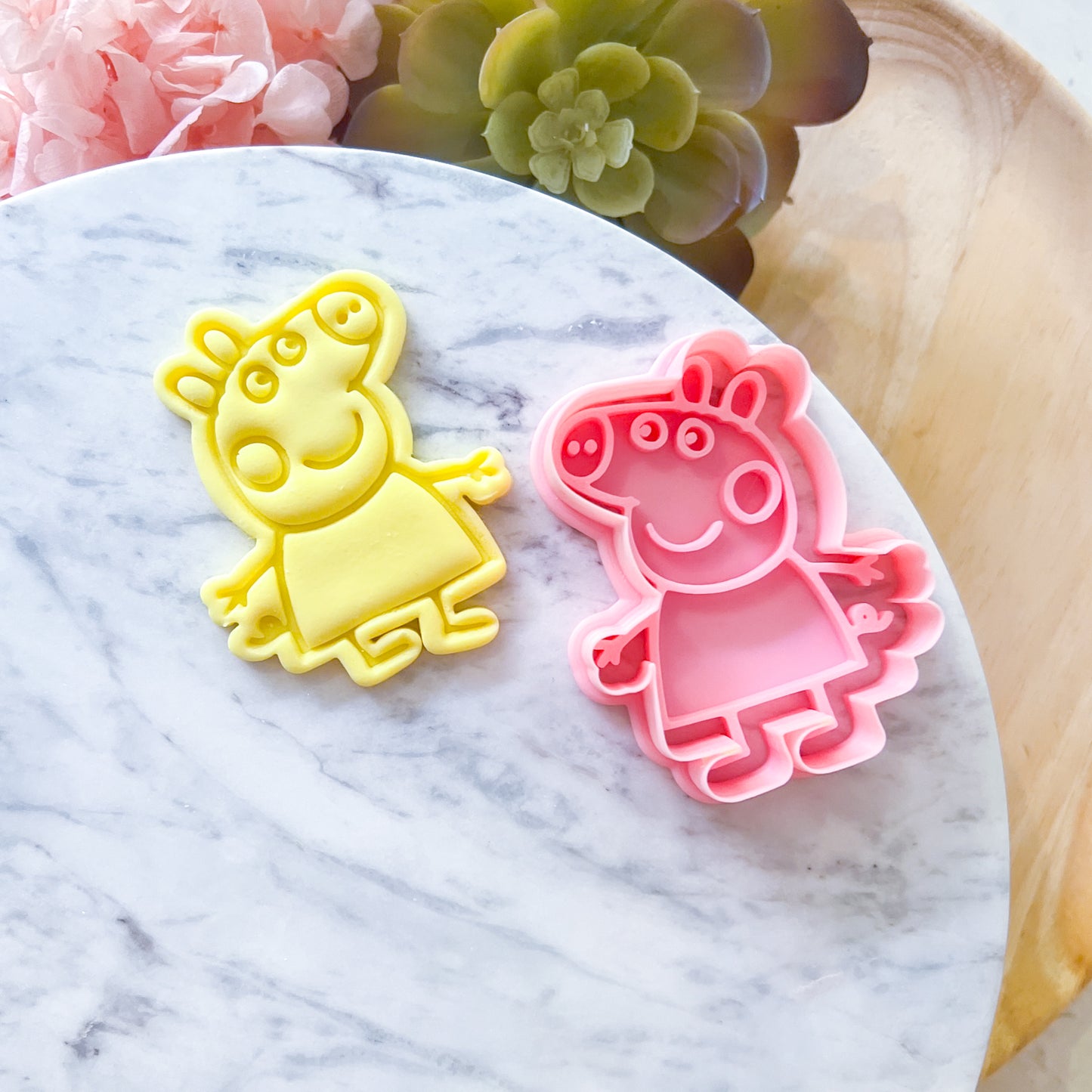 "Peppa" Cookie Cutter & Stamp