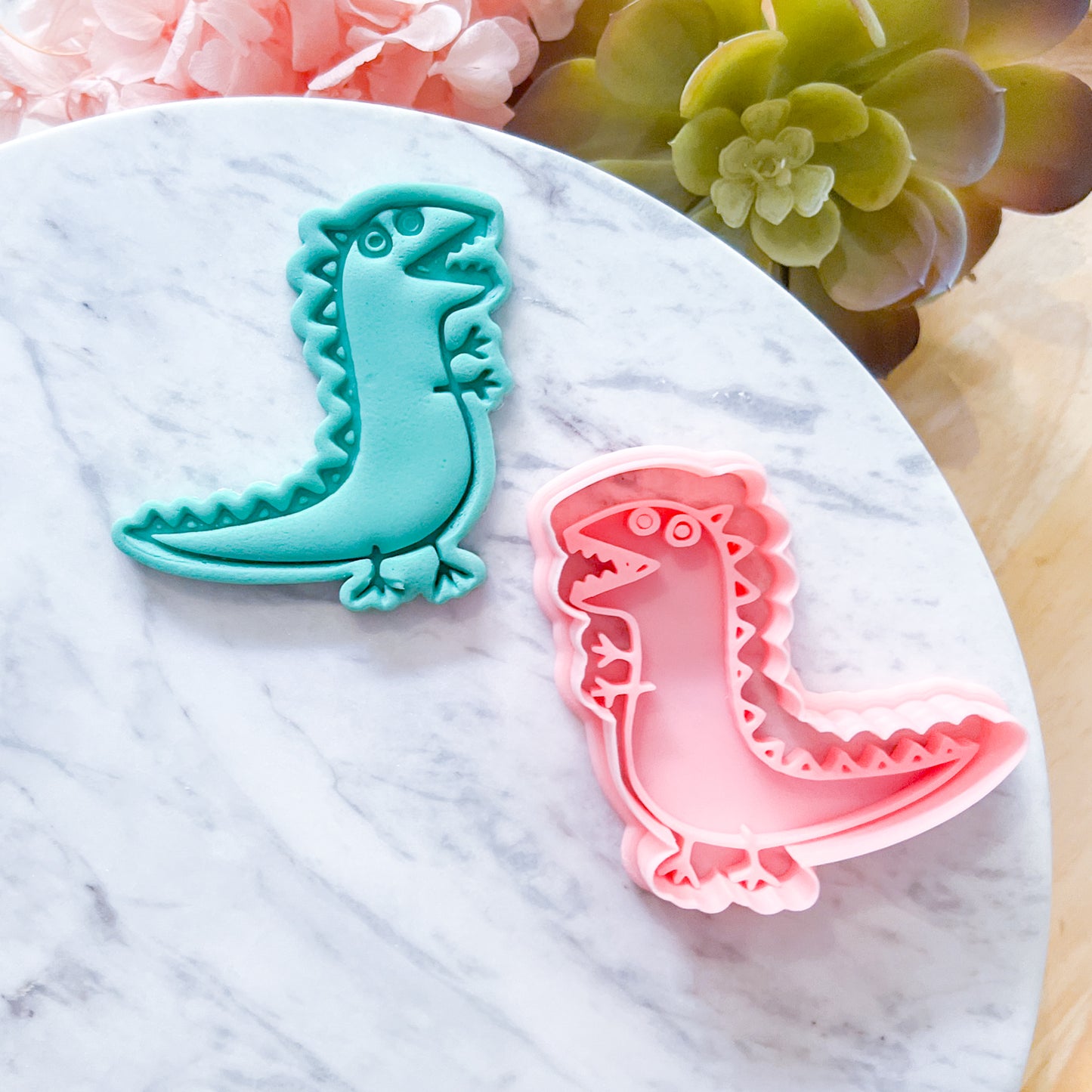 "Dinosaur" Cookie Cutter & Stamp