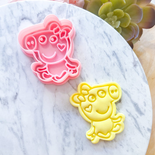 "Evie" Cookie Cutter & Stamp