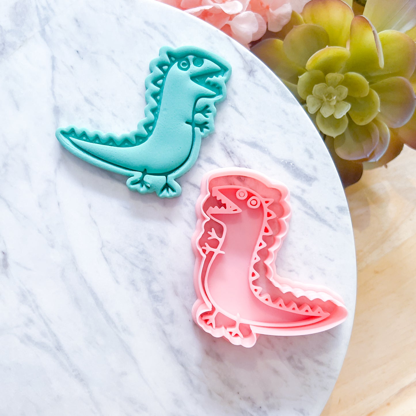 "Dinosaur" Cookie Cutter & Stamp