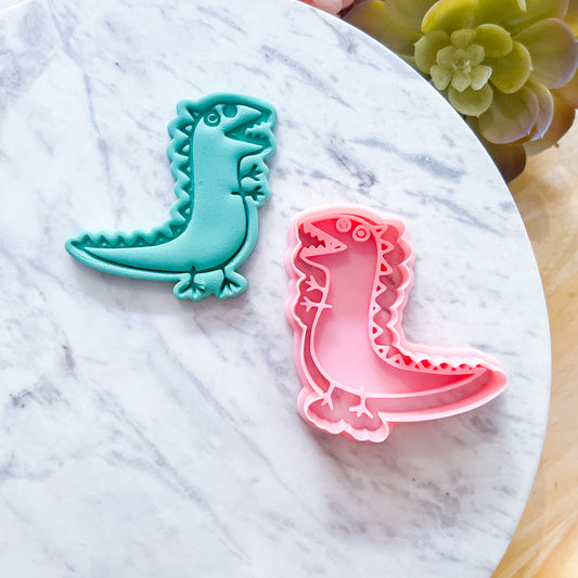 "Dinosaur" Cookie Cutter & Stamp