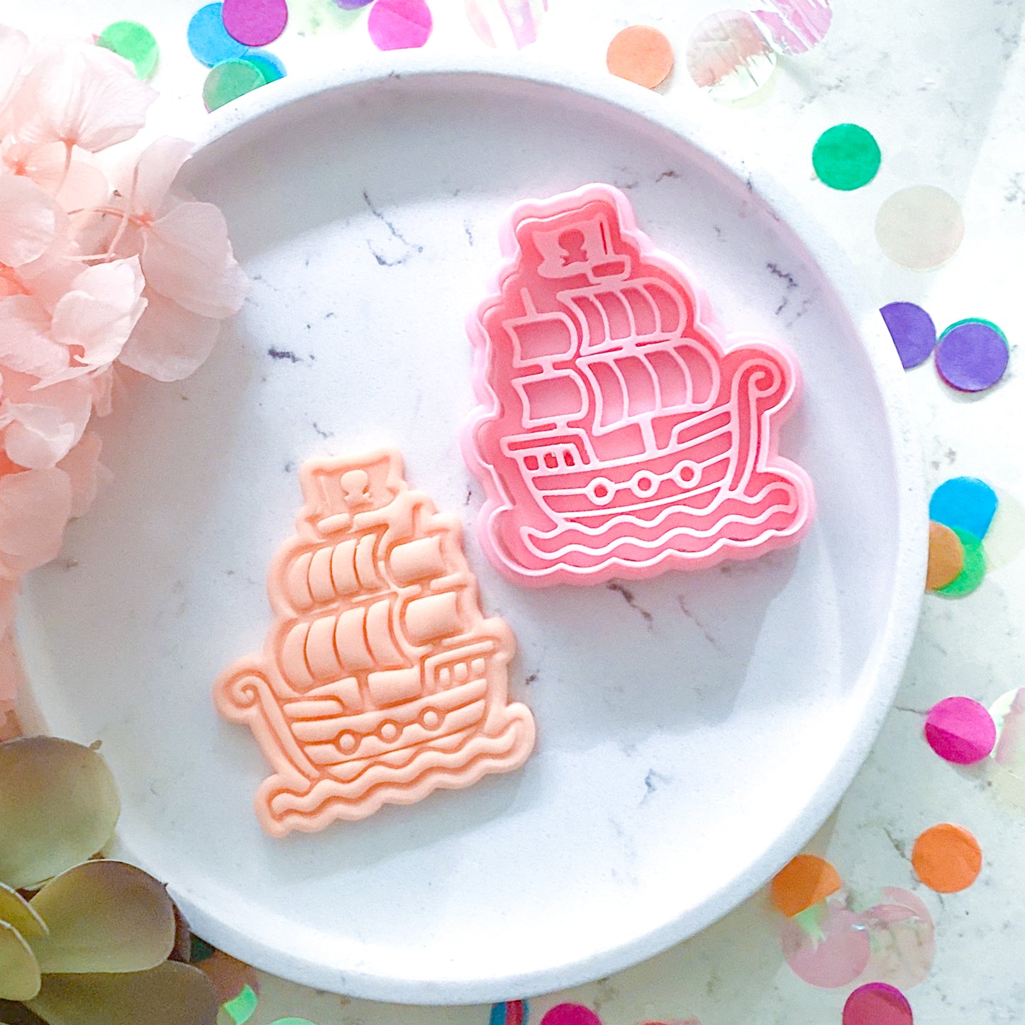"Pirate Ship" - Cookie Cutter & Stamp