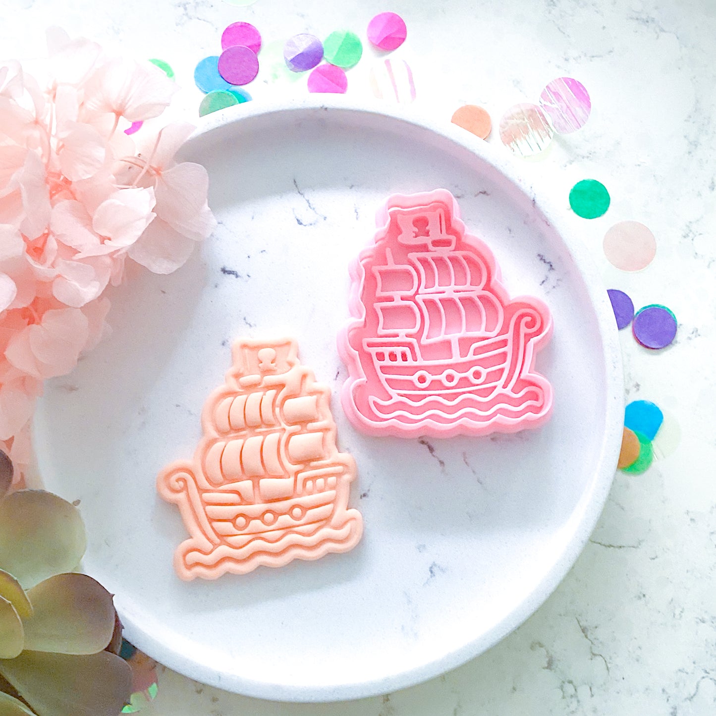 "Pirate Ship" - Cookie Cutter & Stamp