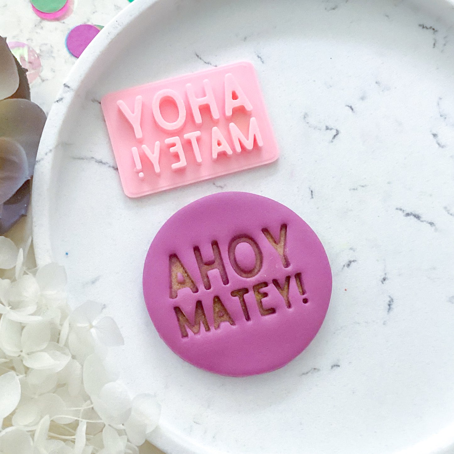 Ahoy Matey! - Fondant Stamp