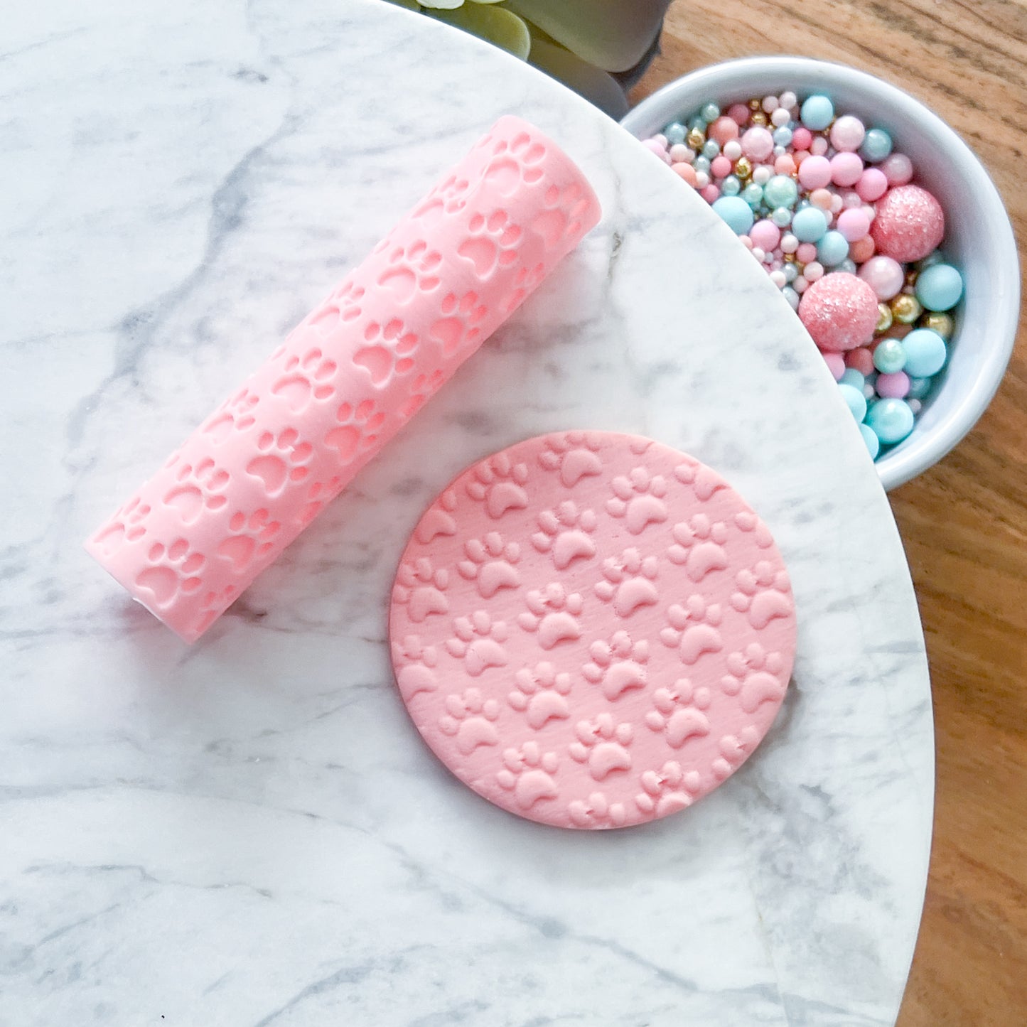 "Paw Prints" Fondant Texture Roller