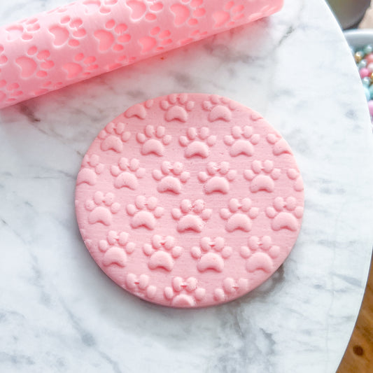 "Paw Prints" Fondant Texture Roller