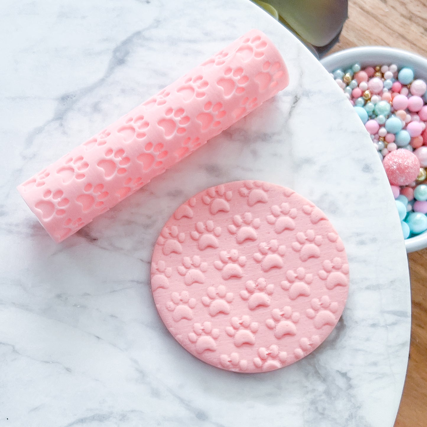 "Paw Prints" Fondant Texture Roller