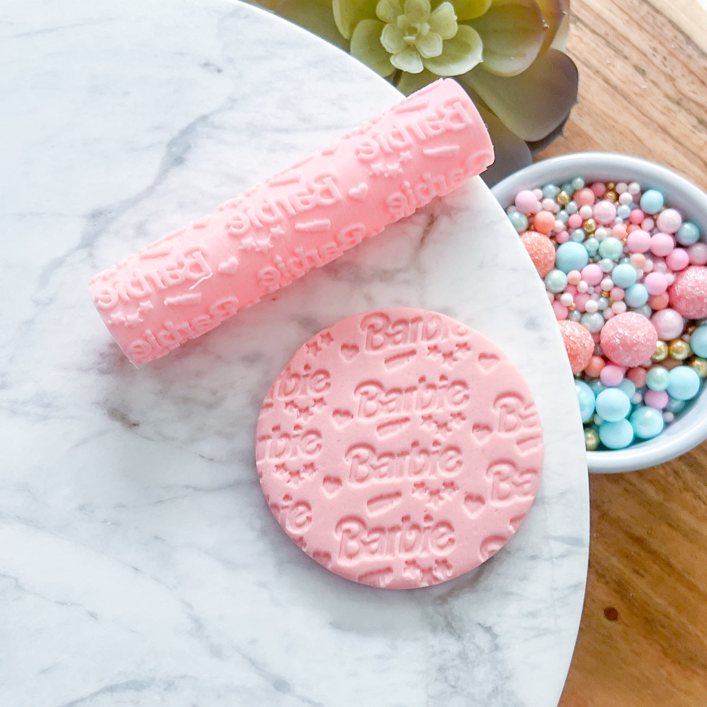 "Barbie" Fondant Texture Roller