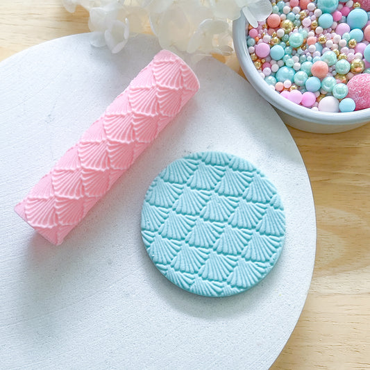 "Shells" Fondant Texture Roller