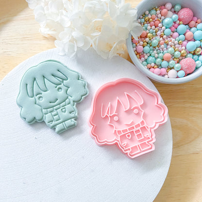 "Hermoine" - Cookie Cutter & Stamp