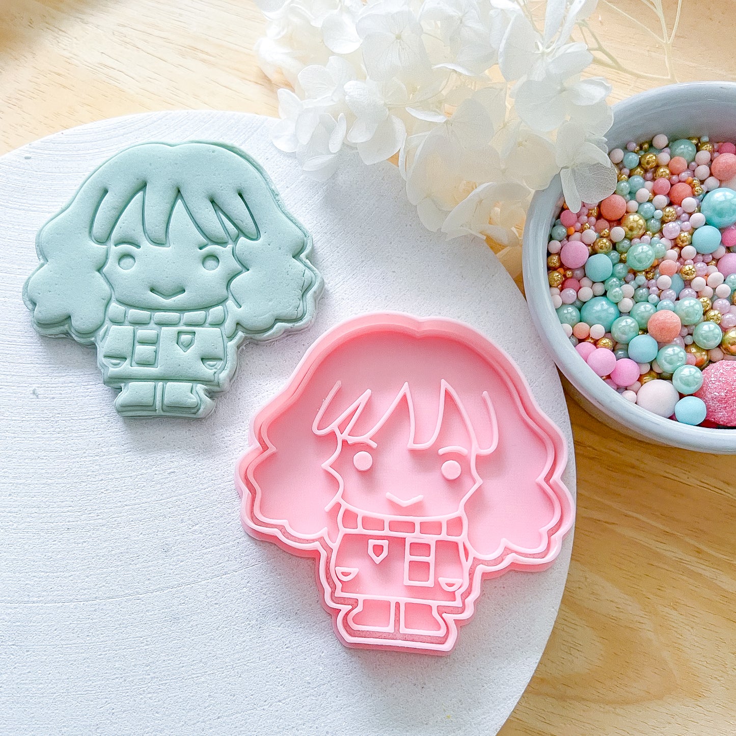 "Hermoine" - Cookie Cutter & Stamp