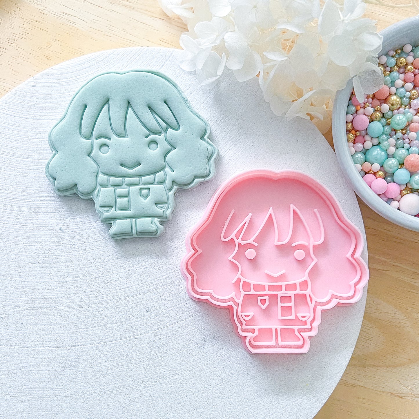 "Hermoine" - Cookie Cutter & Stamp