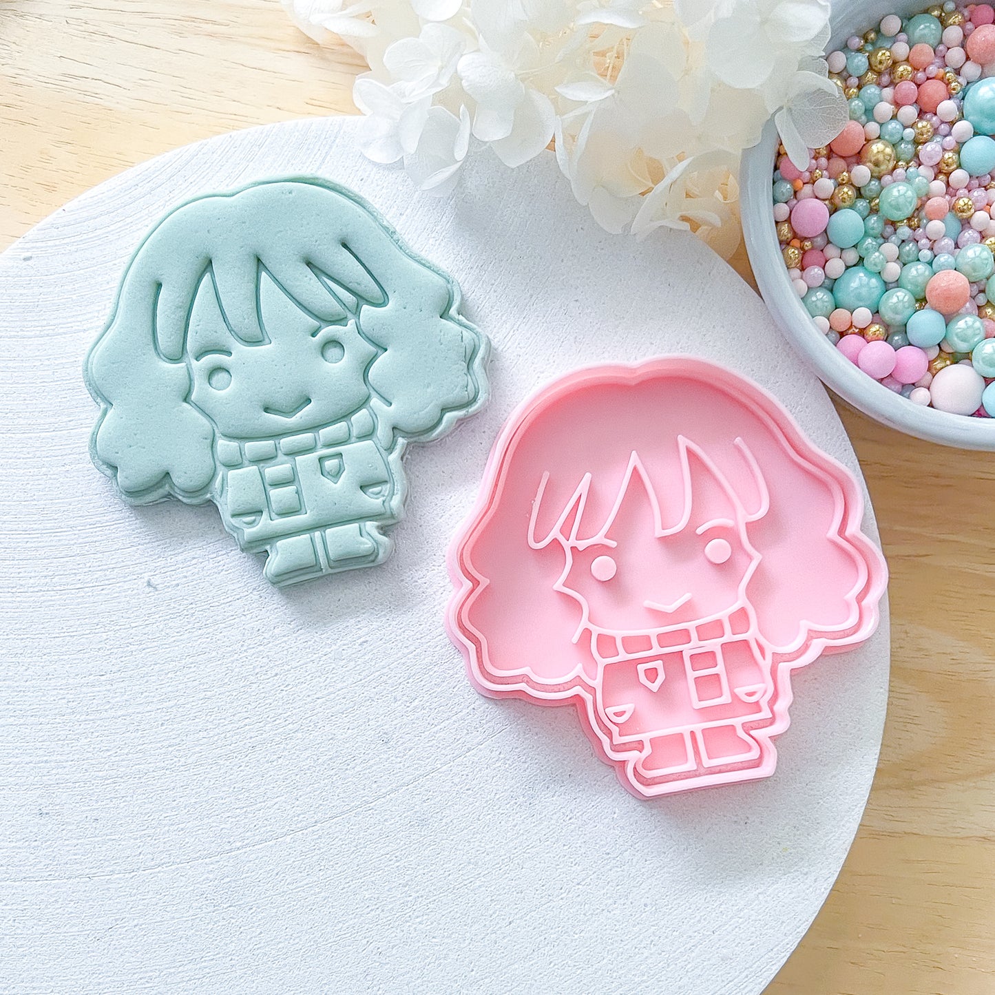 "Hermoine" - Cookie Cutter & Stamp