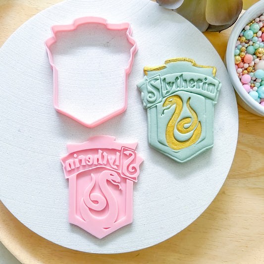 "Slytherin Crest" - Cookie Cutter & Stamp