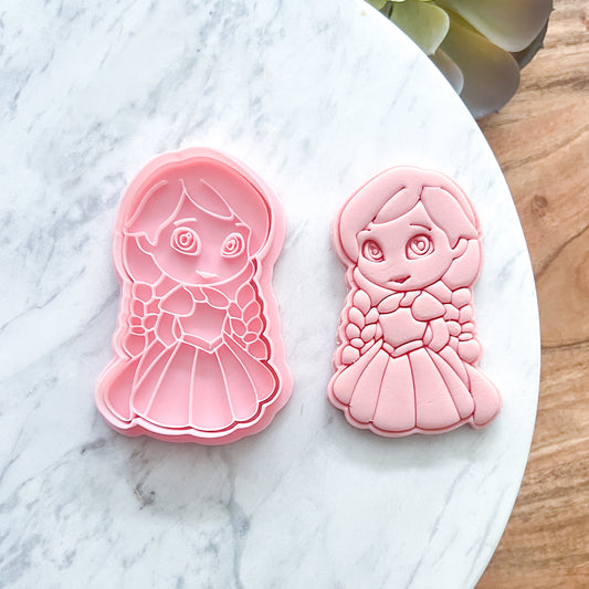 "Anna #2" Cookie Cutter & Stamp