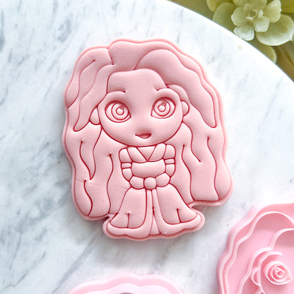 "Merida" Cookie Cutter & Stamp
