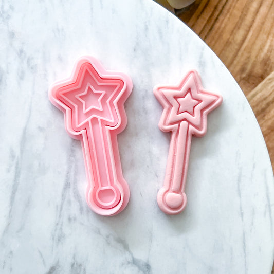 "Wand" Cookie Cutter & Stamp