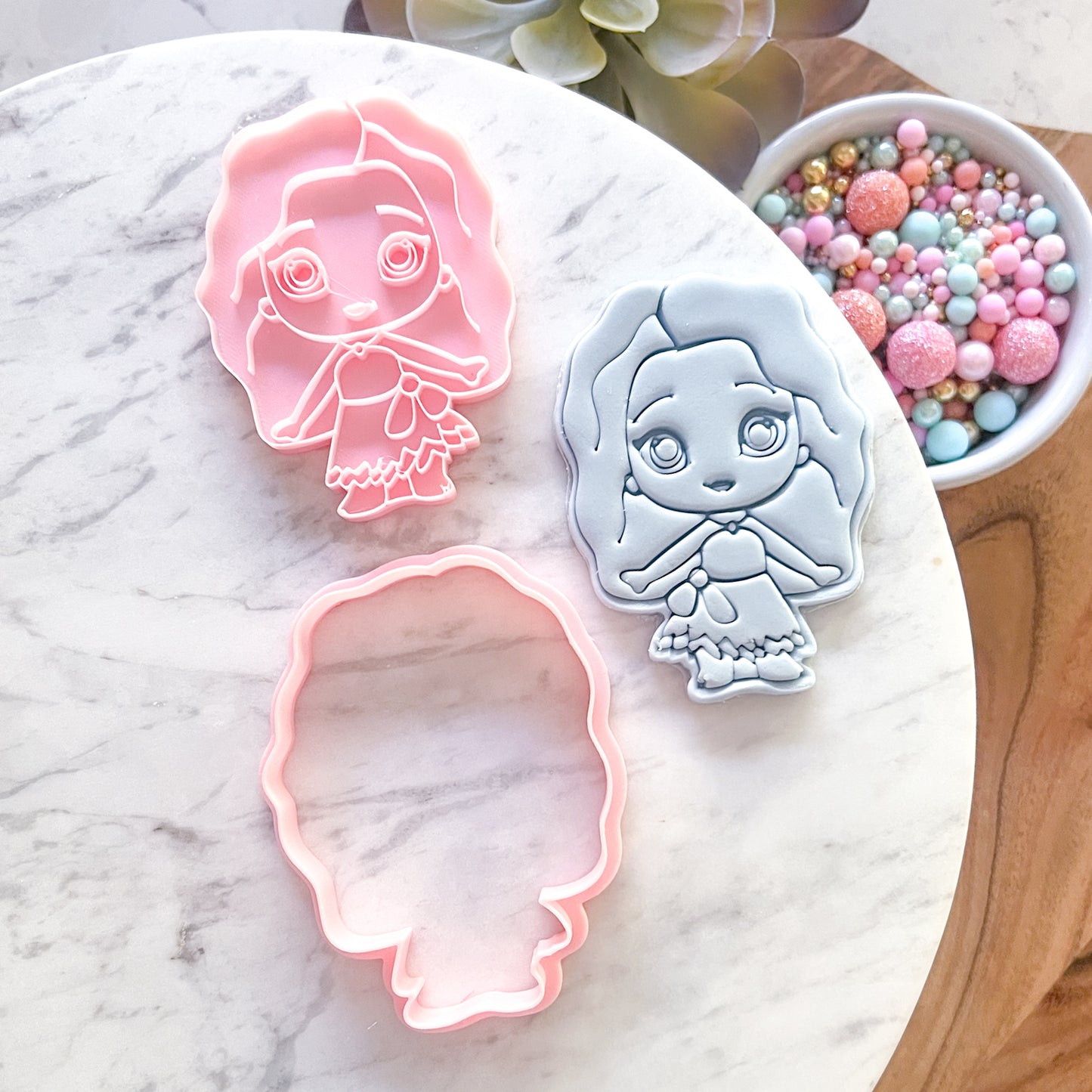 "Moana" Cookie Cutter & Stamp