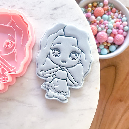 "Moana" Cookie Cutter & Stamp