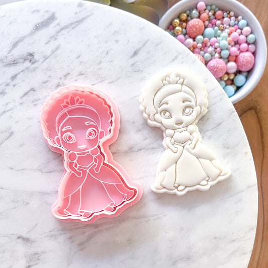 "Tiana" Cookie Cutter & Stamp