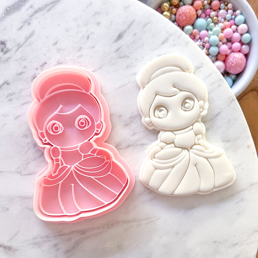 "Cinderella" Cookie Cutter & Stamp