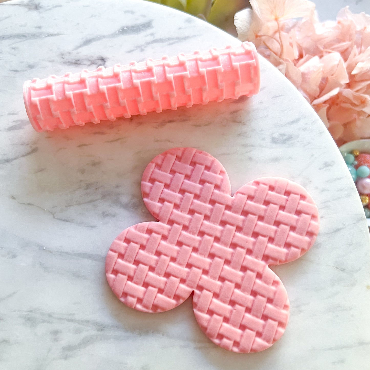 "Rattan Radio Weave" Fondant Texture Roller
