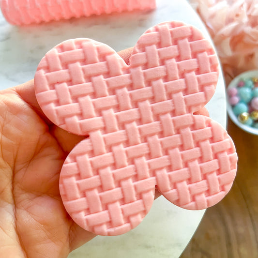 "Rattan Radio Weave" Fondant Texture Roller