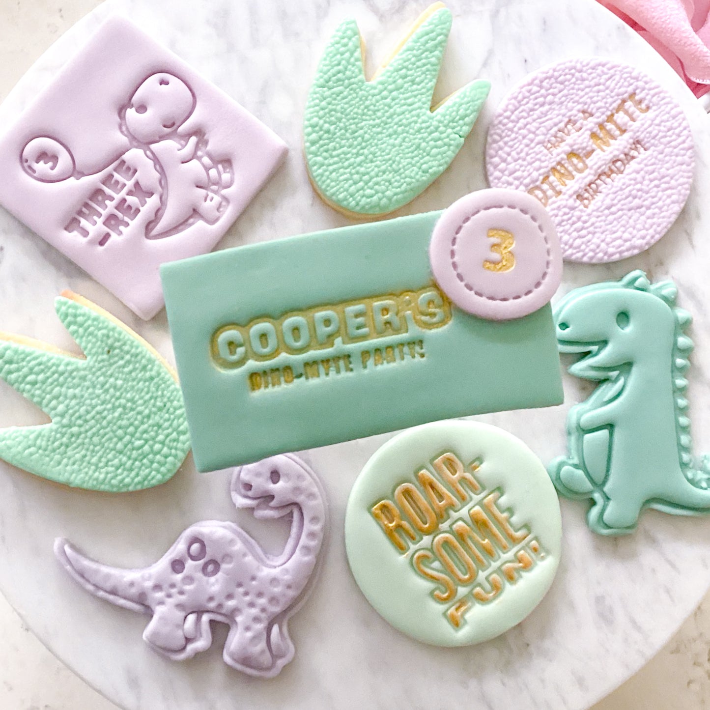 Roar-some Birthday - Fondant Stamp