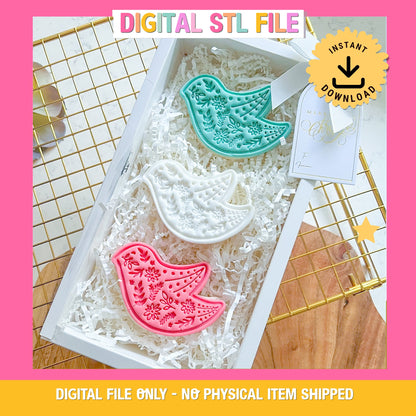 "Skandi Bird" Cookie Cutter & Stamp
