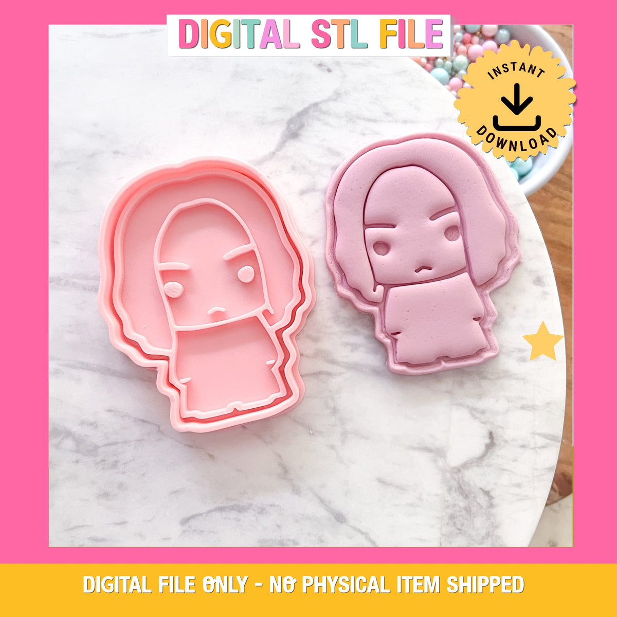 "Snape" - Cookie Cutter & Stamp