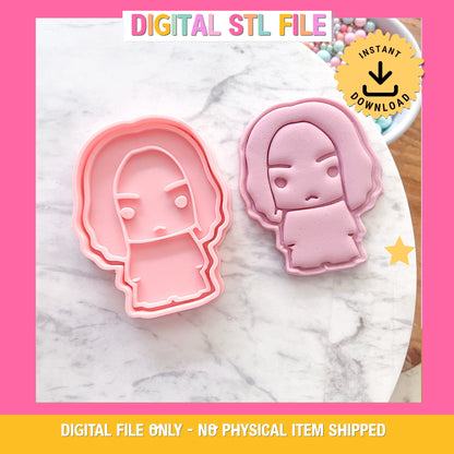 "Snape" - Cookie Cutter & Stamp
