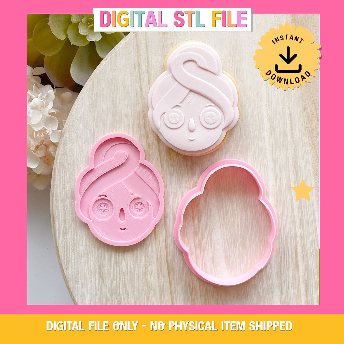"Spa Day" - Cookie Cutter & Stamp