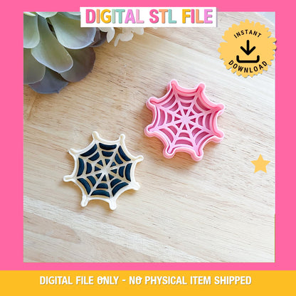 "Spider Web" - Midi Cookie Cutter & Stamp