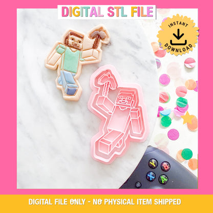 "Steve" Cookie Cutter & Stamp