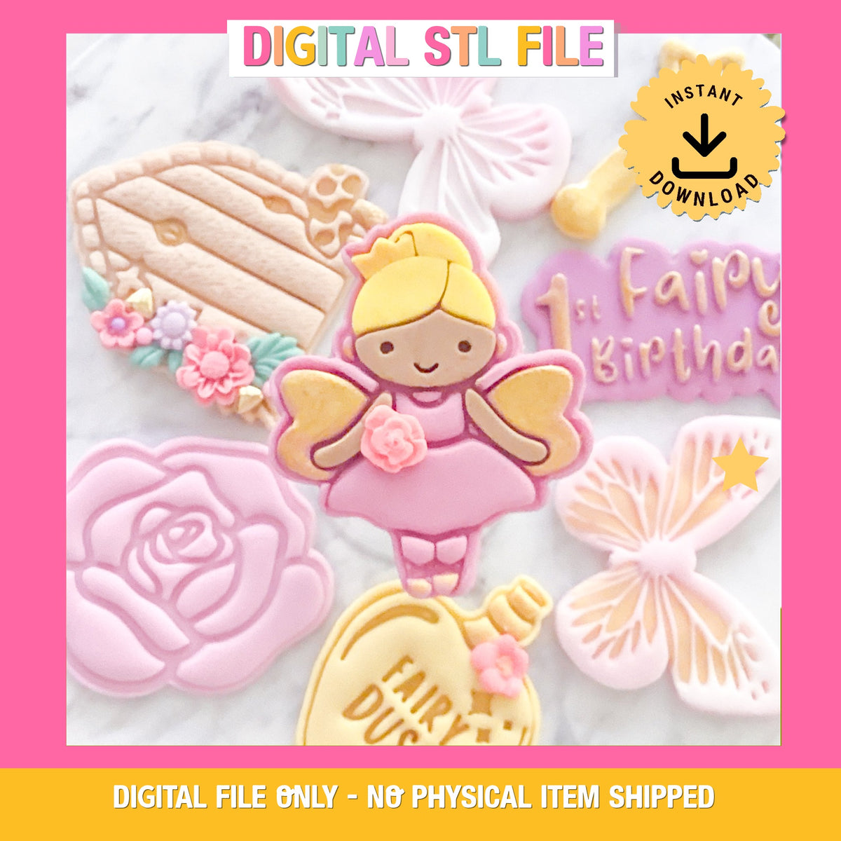 "Sugarplum Fairy" Cookie Cutter & Stamp
