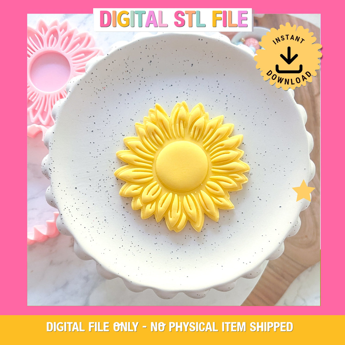 "Sunflower" - Cookie Cutter & Stamp