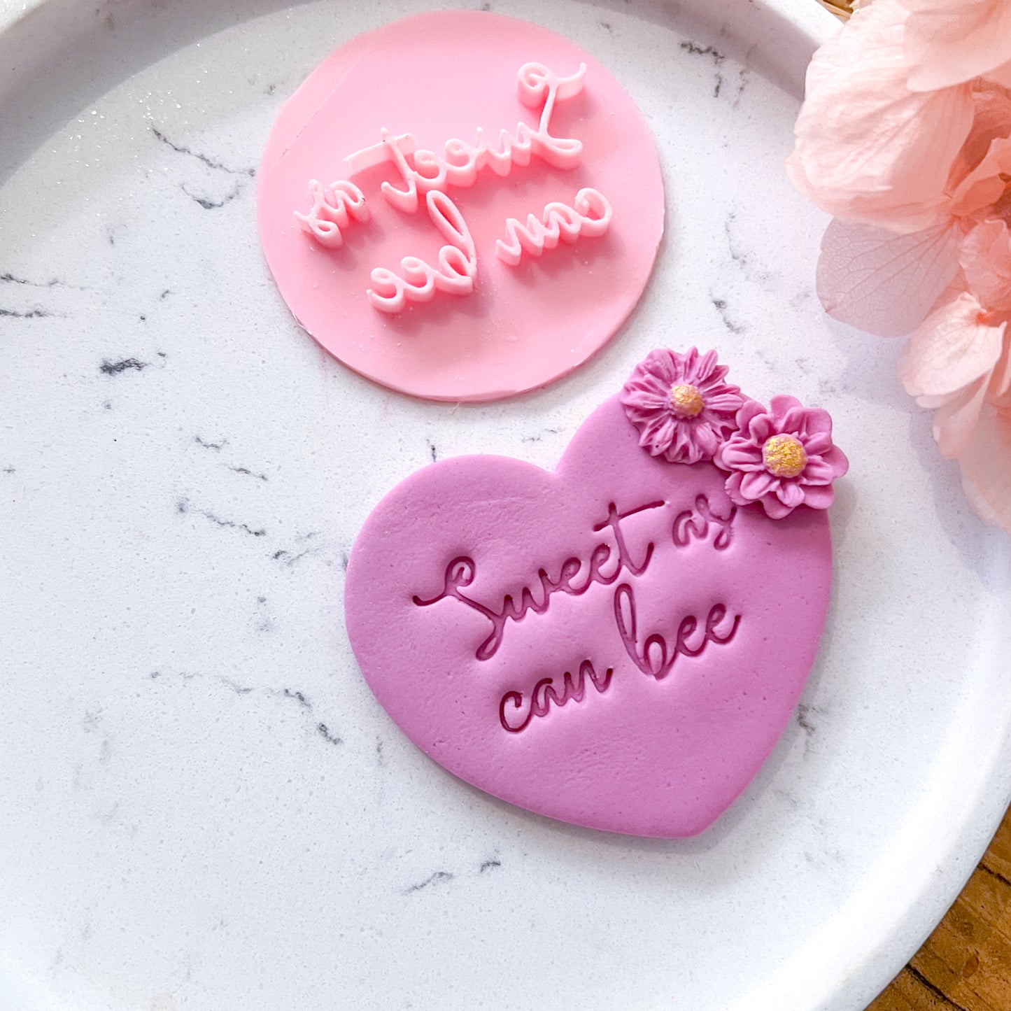 As Sweet As Can Bee - Fondant Stamp