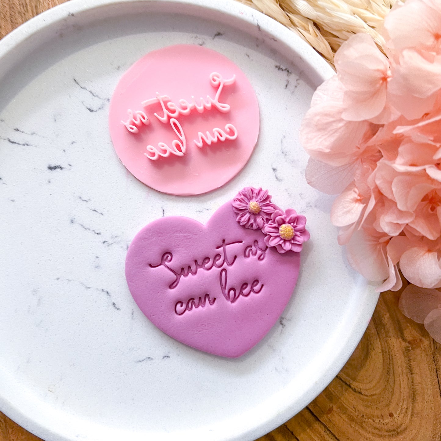 As Sweet As Can Bee - Fondant Stamp