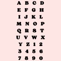 Letters & Number Cutters - Sans Font