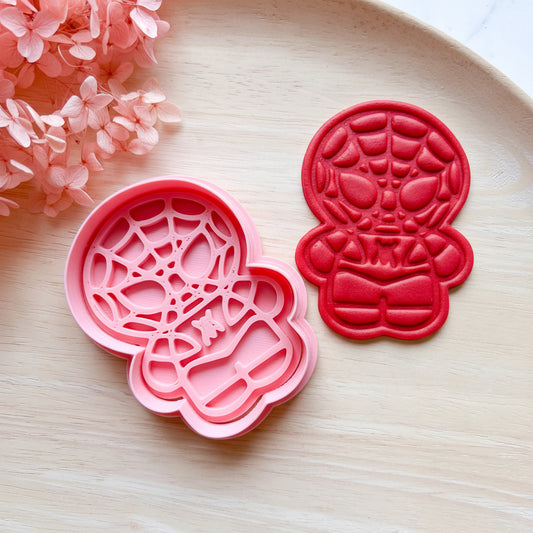 Spider-man Cookie Cutter & Stamp