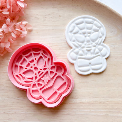 Spider-man Cookie Cutter & Stamp