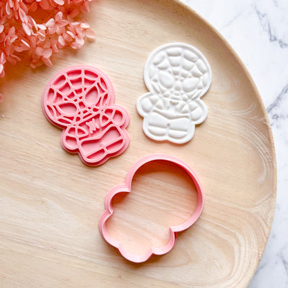 Spider-man Cookie Cutter & Stamp