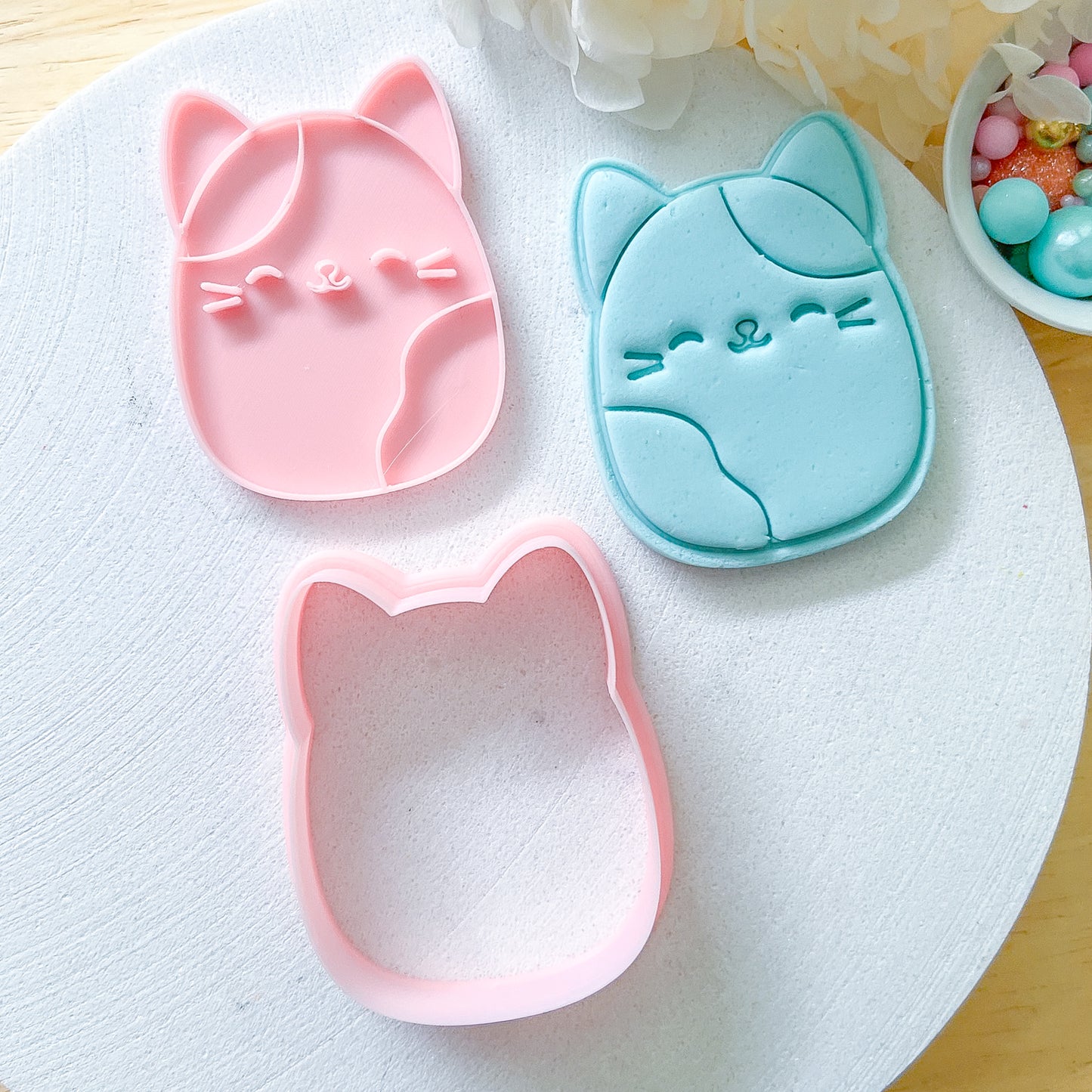 "Cat Squishmallow" - Cookie Cutter & Stamp