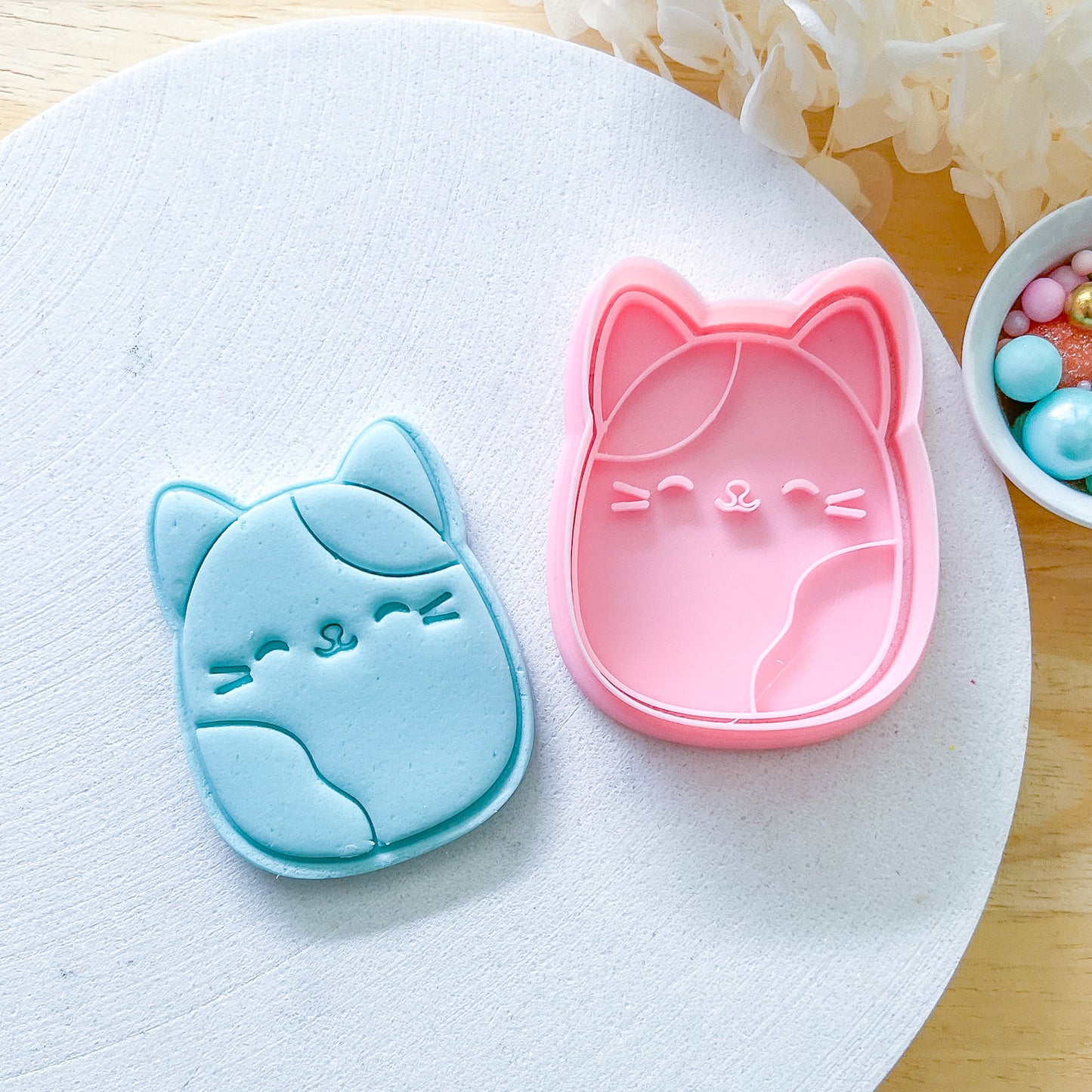 "Cat Squishmallow" - Cookie Cutter & Stamp
