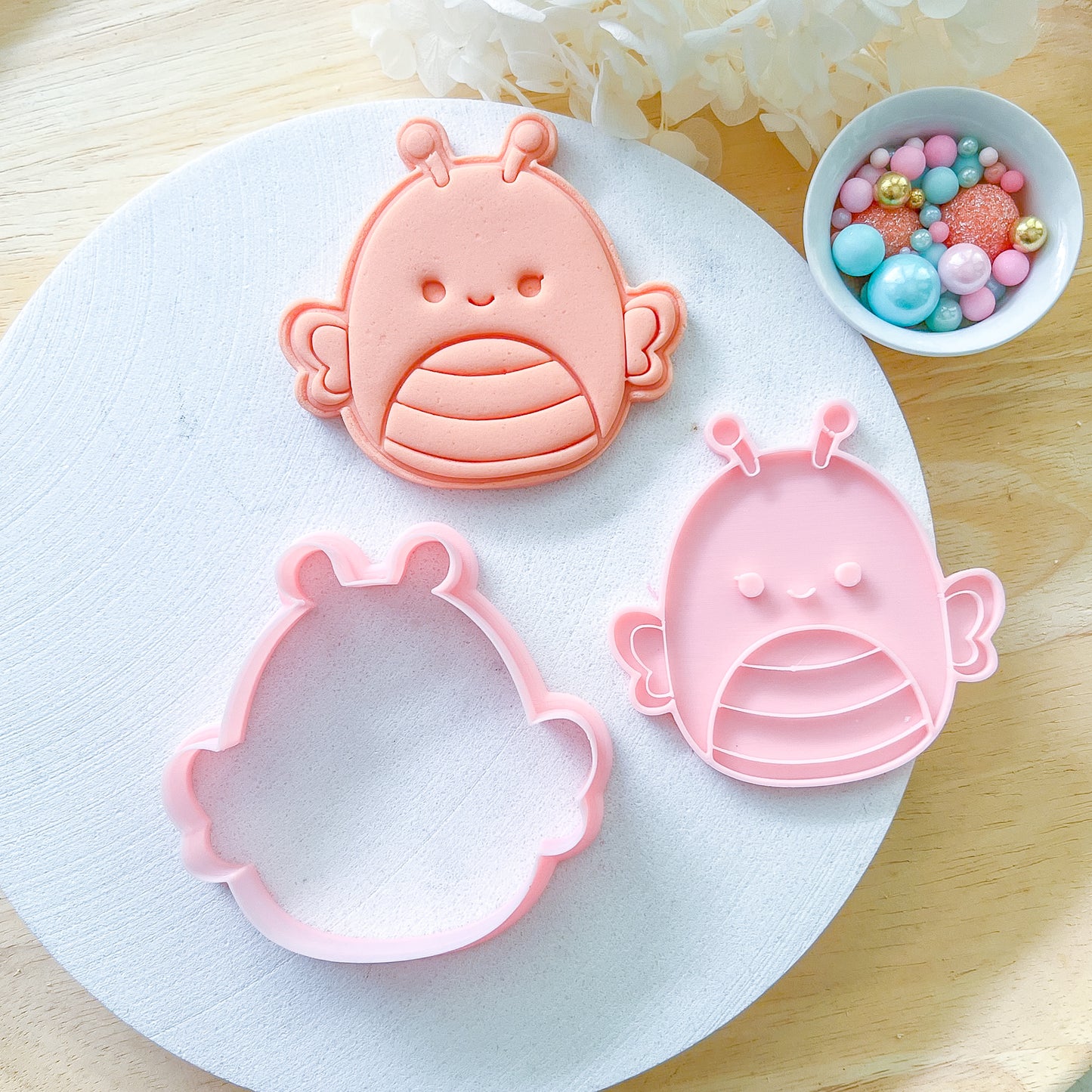 "Bee Squishmallow" - Cookie Cutter & Stamp