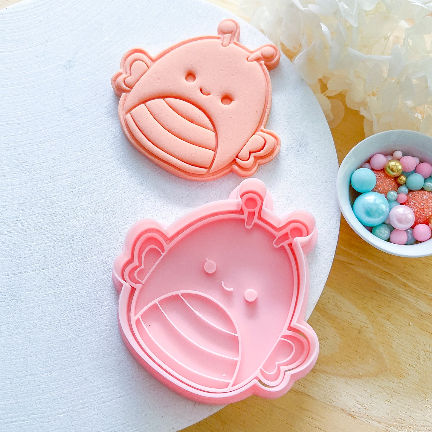 "Bee Squishmallow" - Cookie Cutter & Stamp